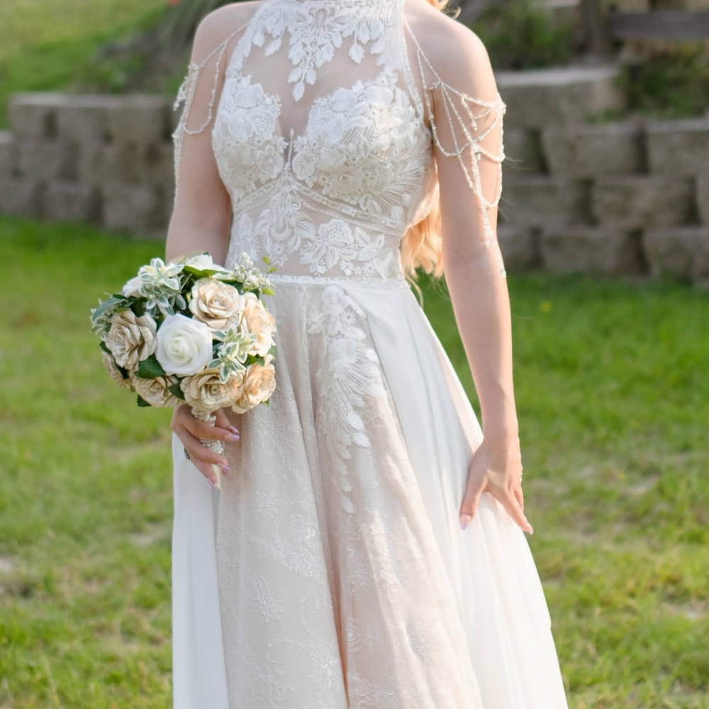 Monica Loretti wedding dress